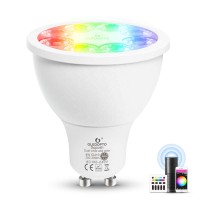 Gledopto ZigBee 3.0 GU10 Bulb RGBWW Multi Colours Changing Smart LED Spotlight GU10 4W Narrow Beam 25Degree Dimmable Spotlights