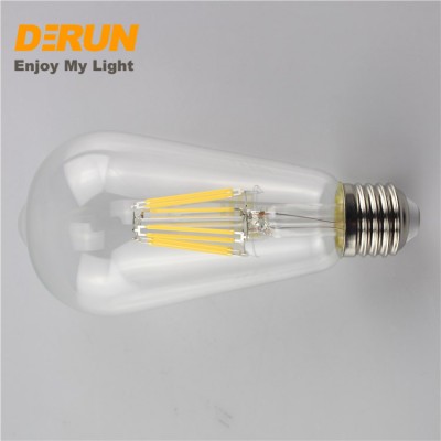 ST64 style 4W 6W 8W 10W 12W 14W HIGH POWER led filament edison ampulu , FMT-ST64