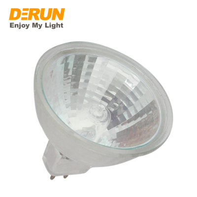 Clear glass cover or colored cover available MR16 GU5.3 dimmer 12V 50W halogen lamp , HAL-MR16